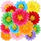 14 PCS Mexican Tissue Paper Flowers – Colorful Fiesta Party Decorations for Cinco de Mayo, Birthday, Wedding & Holiday Events – Hanging Ceiling, Wall & Table Decor – Perfect for Mother's Day Card Making Displays